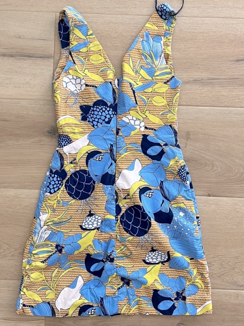 ZARA Tropical Cutout Mini Dress TRF size XS - Picture 4 of 5